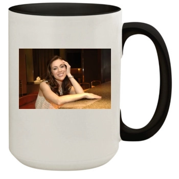 Alyssa Milano 15oz Colored Inner & Handle Mug