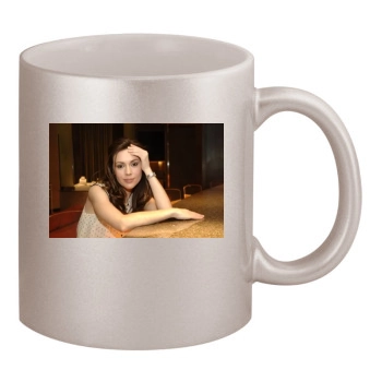 Alyssa Milano 11oz Metallic Silver Mug