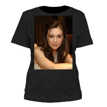 Alyssa Milano Women's Cut T-Shirt