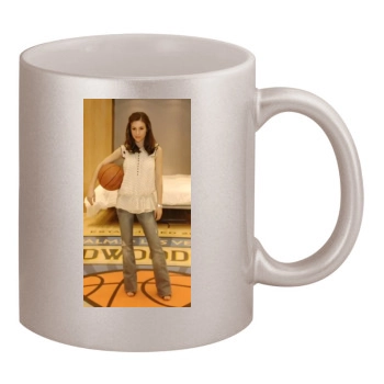 Alyssa Milano 11oz Metallic Silver Mug