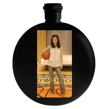 Alyssa Milano Round Flask