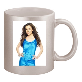 Alyssa Milano 11oz Metallic Silver Mug