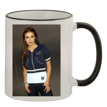 Alyssa Milano 11oz Colored Rim & Handle Mug