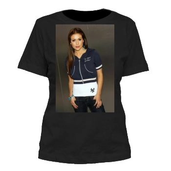 Alyssa Milano Women's Cut T-Shirt