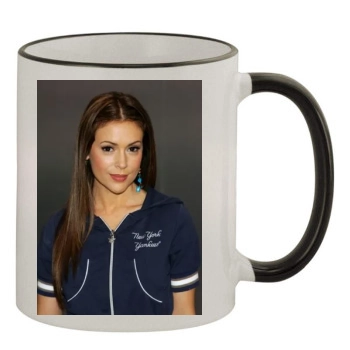 Alyssa Milano 11oz Colored Rim & Handle Mug