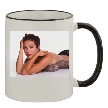 Alyssa Milano 11oz Colored Rim & Handle Mug