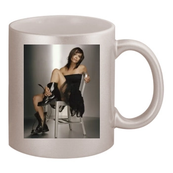 Alyssa Milano 11oz Metallic Silver Mug