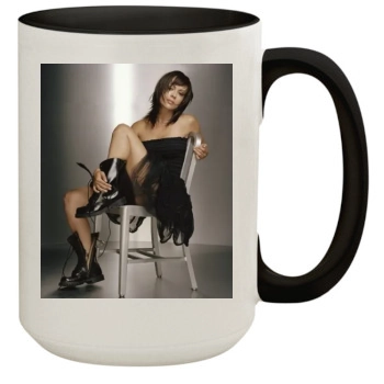 Alyssa Milano 15oz Colored Inner & Handle Mug