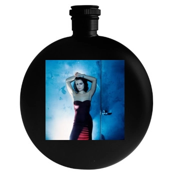 Alyssa Milano Round Flask