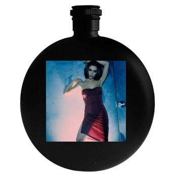 Alyssa Milano Round Flask