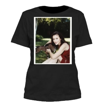 Alyssa Milano Women's Cut T-Shirt