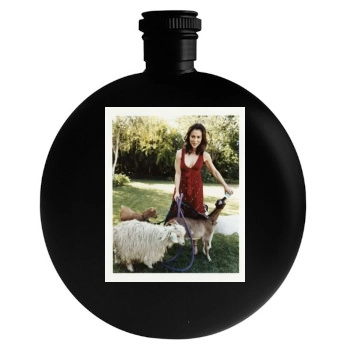 Alyssa Milano Round Flask