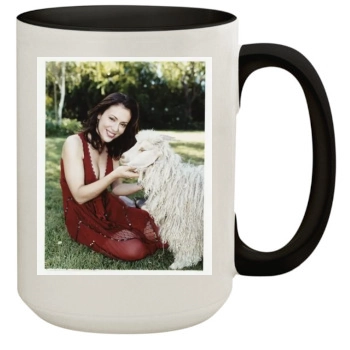 Alyssa Milano 15oz Colored Inner & Handle Mug