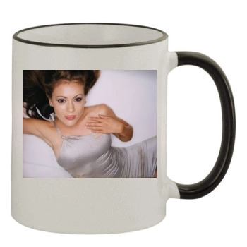 Alyssa Milano 11oz Colored Rim & Handle Mug