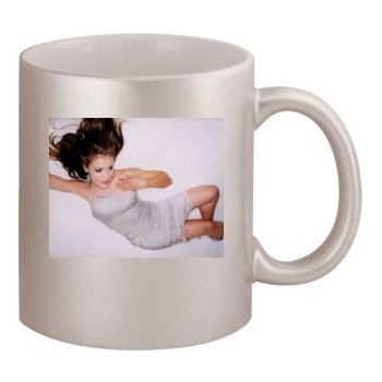 Alyssa Milano 11oz Metallic Silver Mug