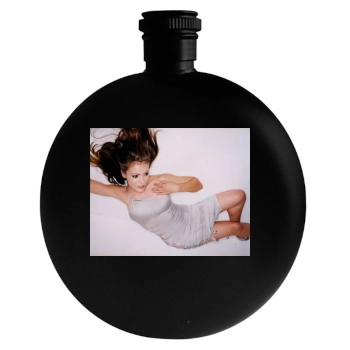 Alyssa Milano Round Flask