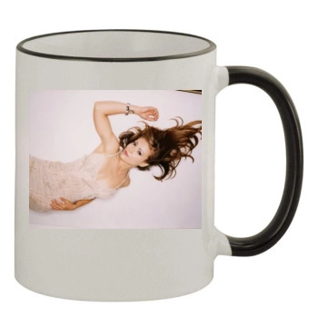 Alyssa Milano 11oz Colored Rim & Handle Mug