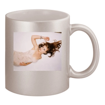 Alyssa Milano 11oz Metallic Silver Mug