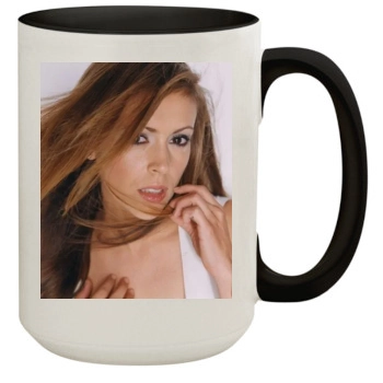 Alyssa Milano 15oz Colored Inner & Handle Mug