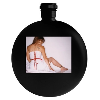 Alyssa Milano Round Flask