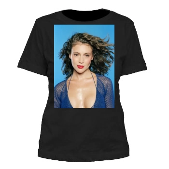 Alyssa Milano Women's Cut T-Shirt