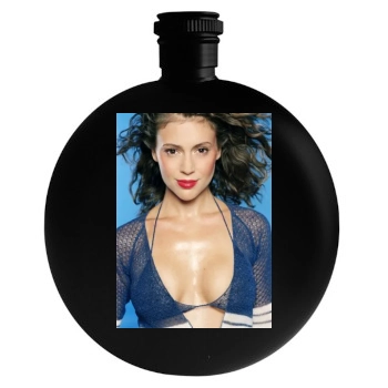 Alyssa Milano Round Flask