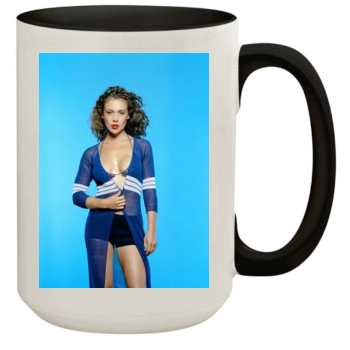 Alyssa Milano 15oz Colored Inner & Handle Mug