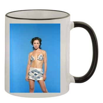 Alyssa Milano 11oz Colored Rim & Handle Mug