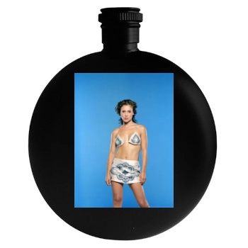 Alyssa Milano Round Flask