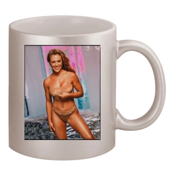 Alyssa Milano 11oz Metallic Silver Mug