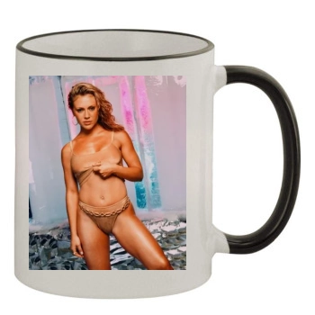 Alyssa Milano 11oz Colored Rim & Handle Mug