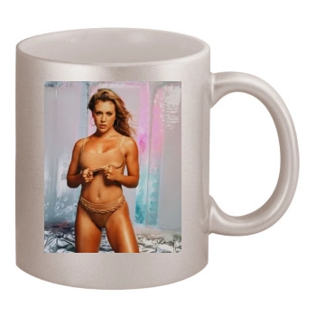 Alyssa Milano 11oz Metallic Silver Mug