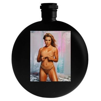 Alyssa Milano Round Flask