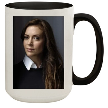 Alyssa Milano 15oz Colored Inner & Handle Mug