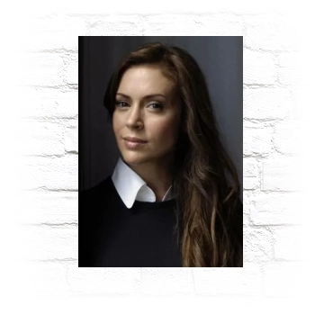 Alyssa Milano Metal Wall Art