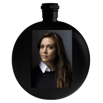 Alyssa Milano Round Flask