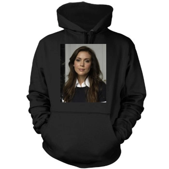 Alyssa Milano Mens Pullover Hoodie Sweatshirt