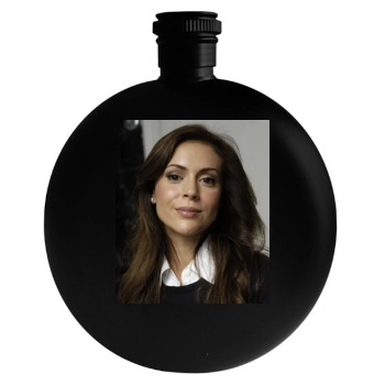 Alyssa Milano Round Flask