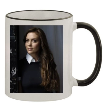 Alyssa Milano 11oz Colored Rim & Handle Mug