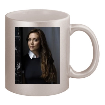 Alyssa Milano 11oz Metallic Silver Mug