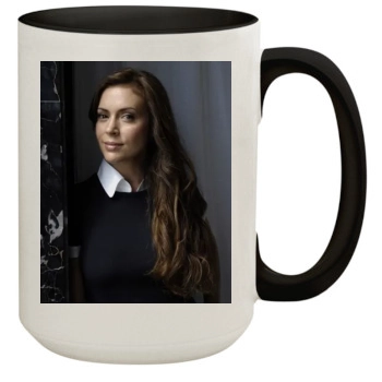 Alyssa Milano 15oz Colored Inner & Handle Mug