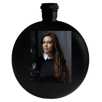 Alyssa Milano Round Flask