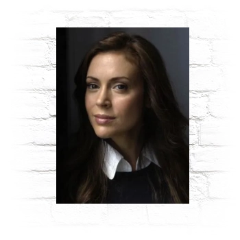 Alyssa Milano Metal Wall Art