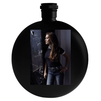 Alyssa Milano Round Flask