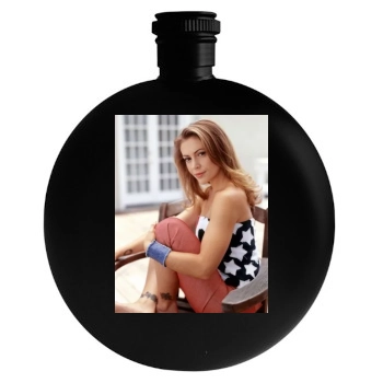 Alyssa Milano Round Flask