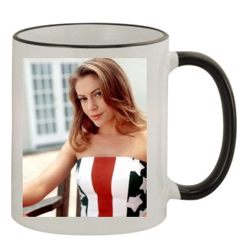 Alyssa Milano 11oz Colored Rim & Handle Mug