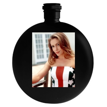 Alyssa Milano Round Flask