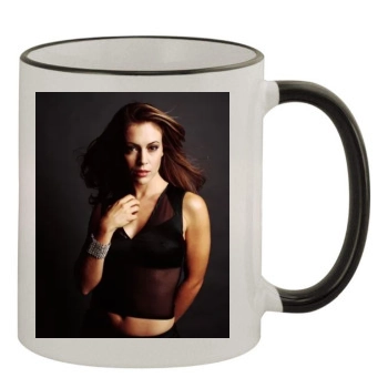 Alyssa Milano 11oz Colored Rim & Handle Mug