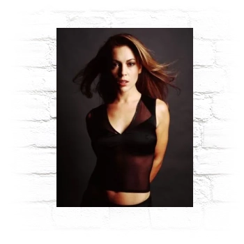 Alyssa Milano Metal Wall Art