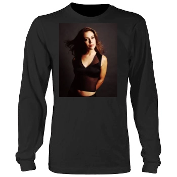 Alyssa Milano Men's Heavy Long Sleeve TShirt